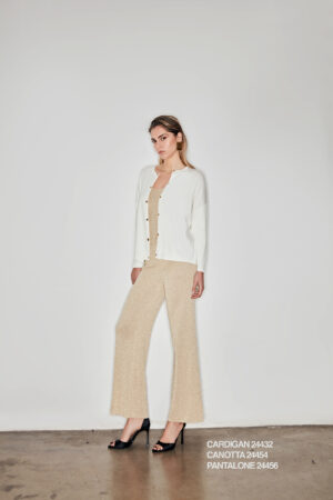 Art. 24432 Cardigan – Art. 24454 Canotta – Art. 24456 Pantalone
