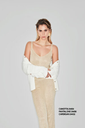 Art. 24454 Canotta – Art. 24456 Pantalone – Art. 24432 Cardigan